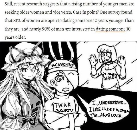 Still, recent research suggests that a rising number of younger men are seeking older women and vice versa. Case in point? One survey found that 81% of women are open to dating someone 10 years younge