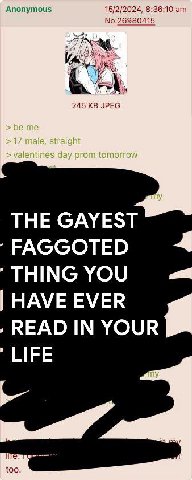 Anonym 15/2/2024, 8:36:10 №.2698041 pay 245 JPEG THE GAYEST FAGGOTED THING YOU HAVE EVER READ IN YOUR LIFE too