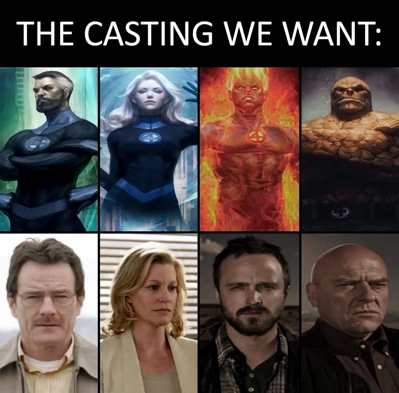 THE CASTING WE WANT