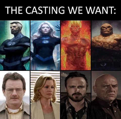 THE CASTING WE WANT
