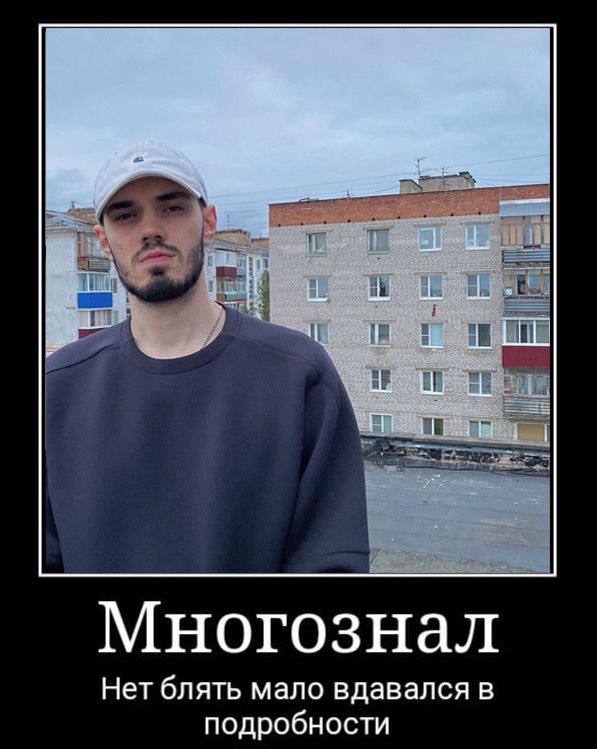 Многознал Нет блять мало вдавался в подробности