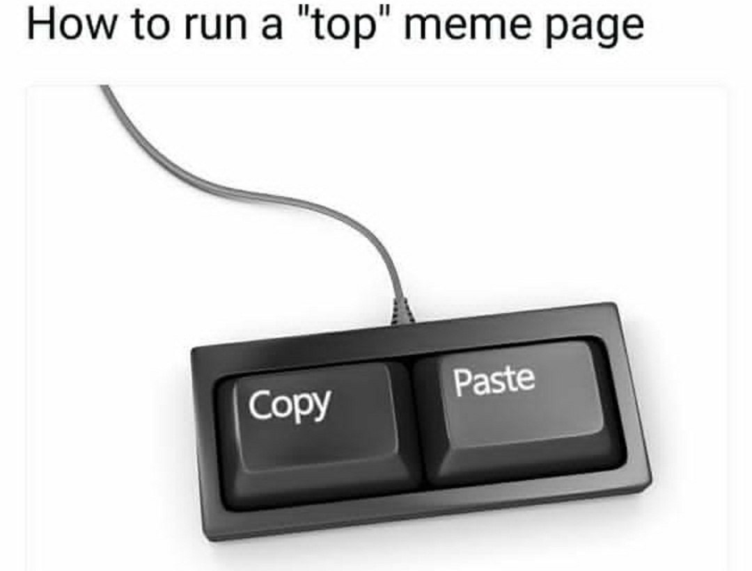 How to run a meme page Paste Copy