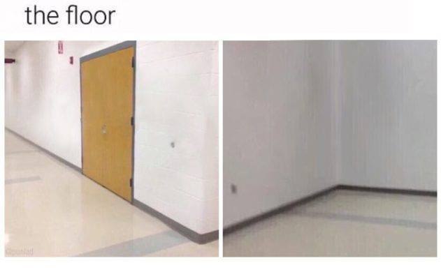 the floor