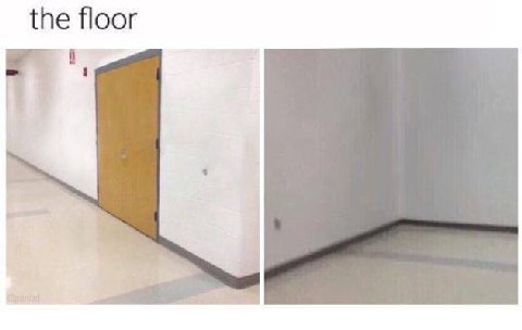 the floor