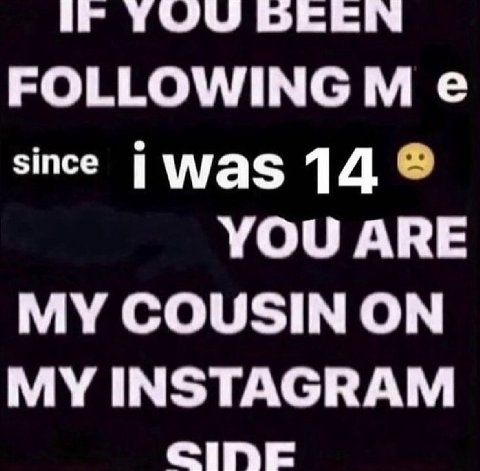 YUU DEEN since was 14 YOU ARE MY COUSIN ON MY INSTAGRAM
