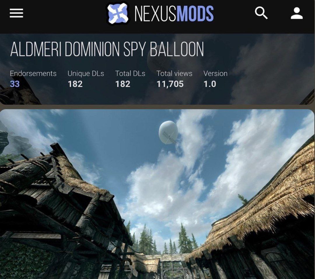 $8 NEXUSMODS ALDMERI DOMINION SPY BALLOON Endorsements UniqueDLs Version 33 182 182 11,705 1.0