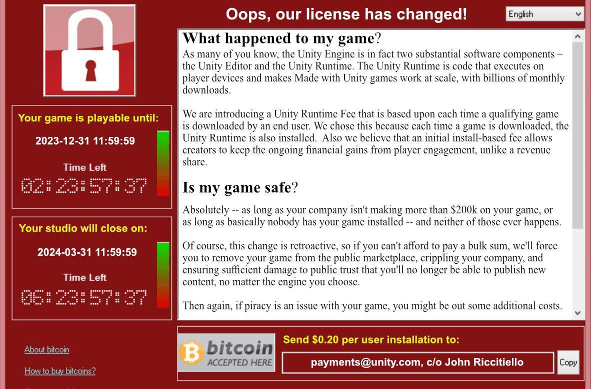 Oops, our license has changed! What happened to my game’? 5 а As many of you know, the Unity Engine is in fact two substantial software components the Unity Editor and the Unity Runtime. The Unity Run