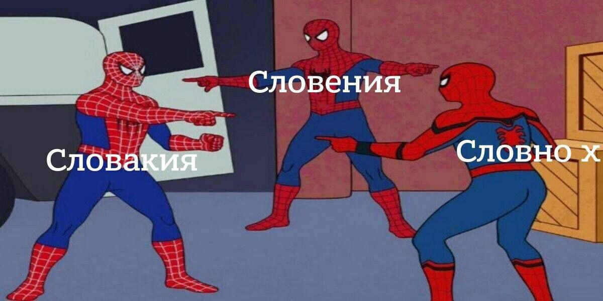 Словения Словакия Словно