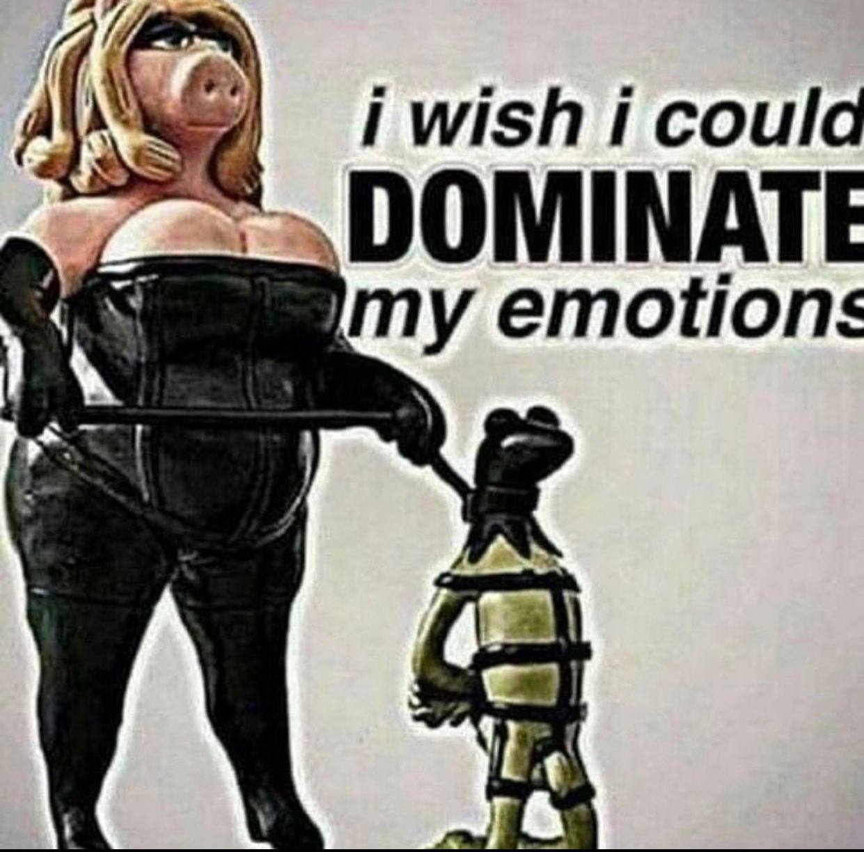 i wish could DOMINATE my emotion A 71 A
