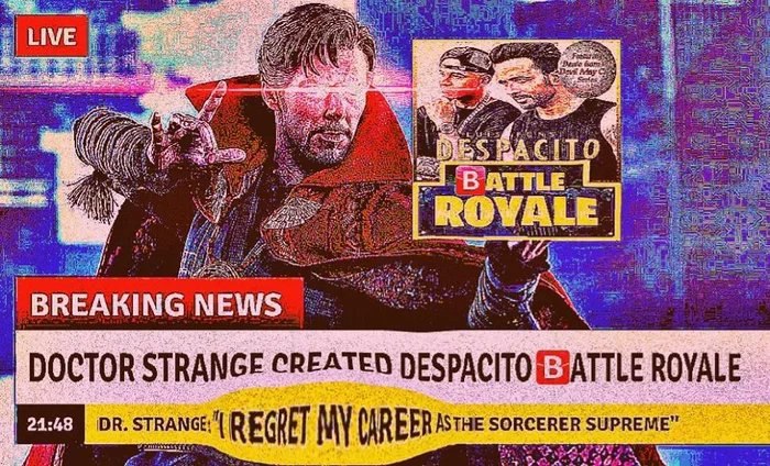 “a у. is ROVALE 4 BREAKING NEWS DOCTOR STRANGE CREATED ROYALE 24:48 MY sorcerer suprem