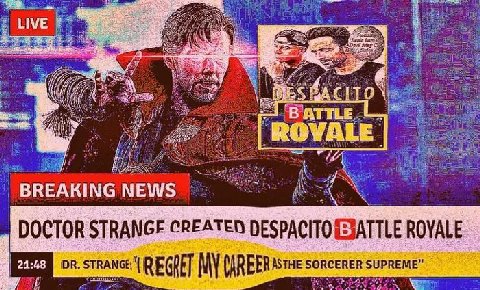 “a у. is ROVALE 4 BREAKING NEWS DOCTOR STRANGE CREATED ROYALE 24:48 MY sorcerer suprem