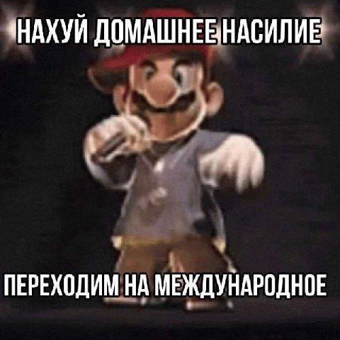 «НАХУЙ ДОМАШНЕВНАСИЛИЕ ПЕРЕХОДИМ НА МЕЖДУНАРОДНОЕ