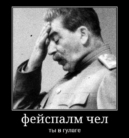 фейспалм чел ты в