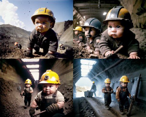 The children yearn for the mines