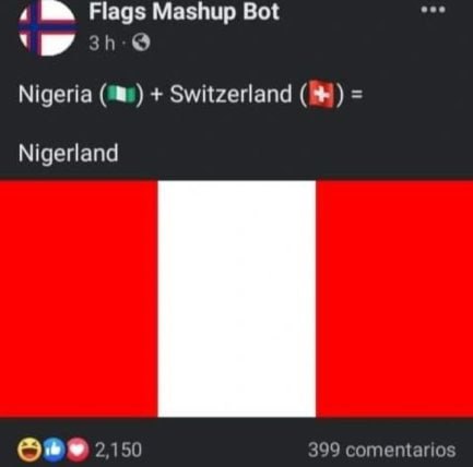 Flags Mashup Bot Nigeria Switzerland Nigerland