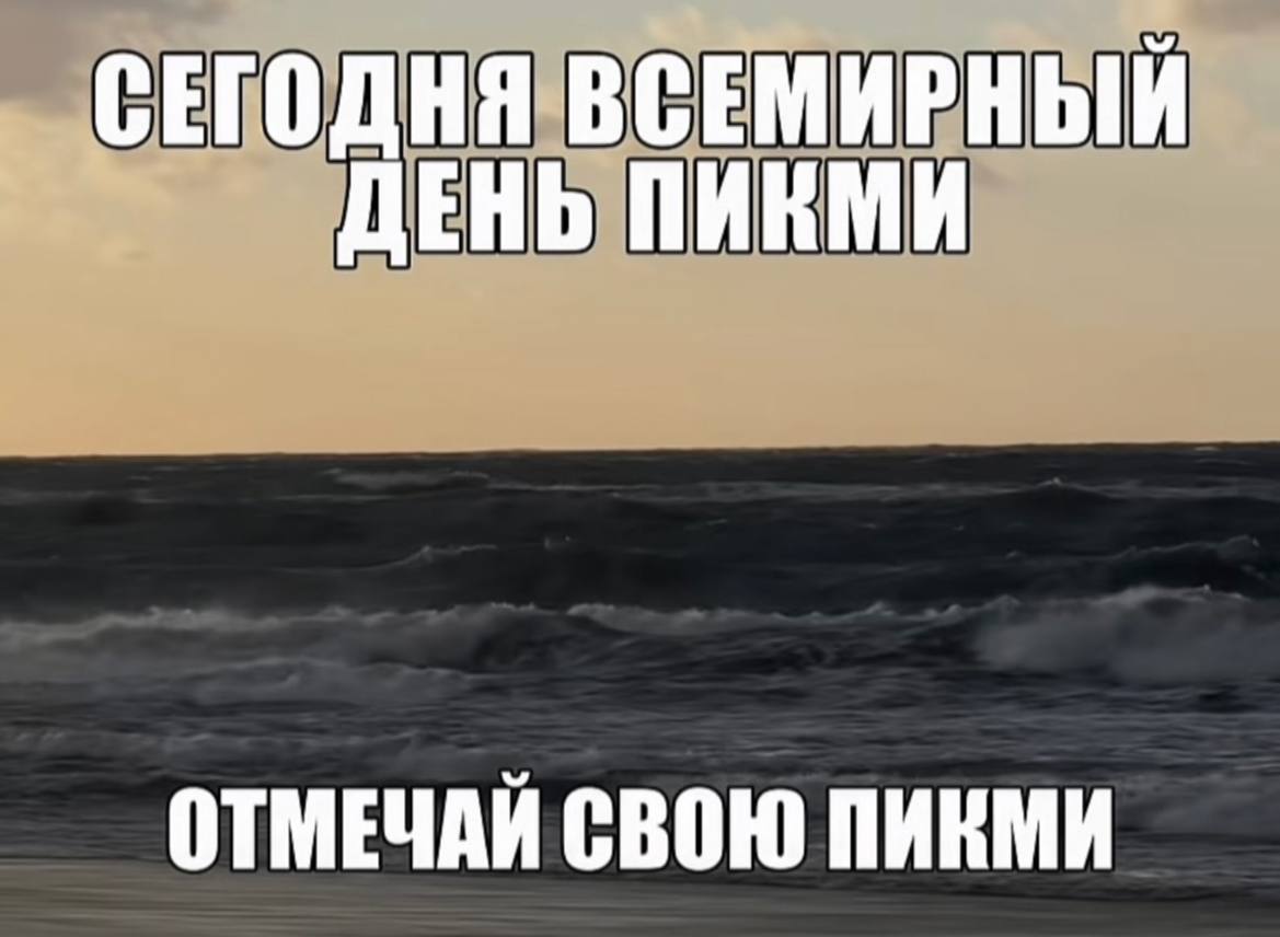 СЕГОДНЯ ВСЕМИРНЫЙ ДЕНЬ ПИКМИ ОТМЕЧАЙ СВОЮ ПИКМИ