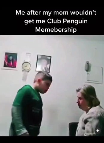 after my mom wouldn't get me Club Penguin Memebership