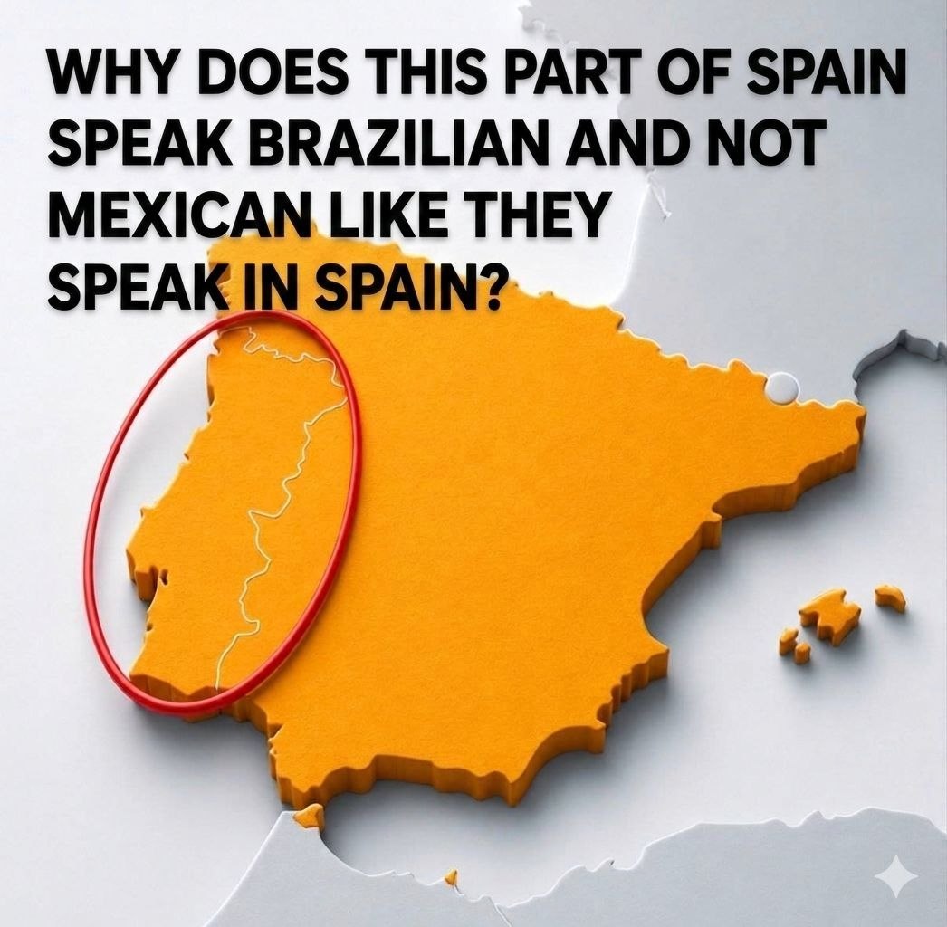WHY DOES THIS PART OF SPAIN SPEAK BRAZILIAN AND NOT MEXICAN LIKE THEY