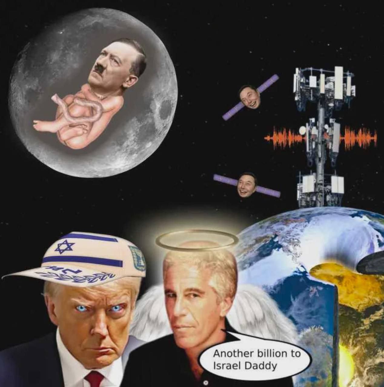 2 4 Я 1 Another billion to Israel Daddy у о