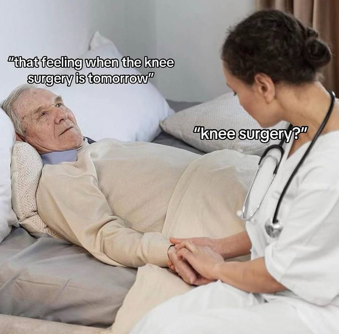 eeli he knee и он “knee surgery,