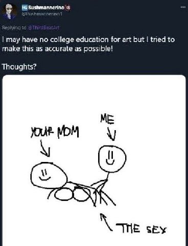 may have no college education for art but tried to make this as accurate as possible! Thoughts? your. МОМ He SEX