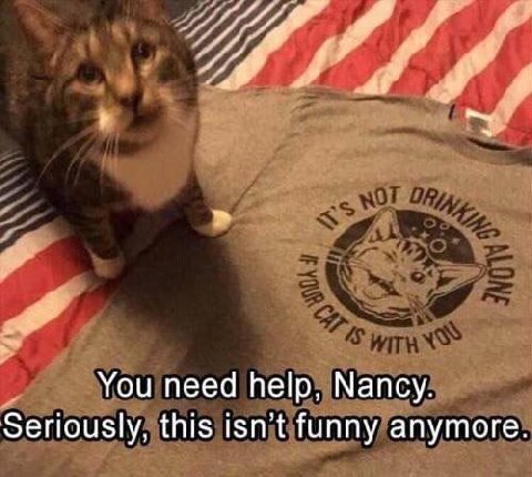 a You need пер, Nancy. Seriously, this isn't funny anymore.