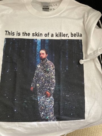 This is the skin of a killer, bella