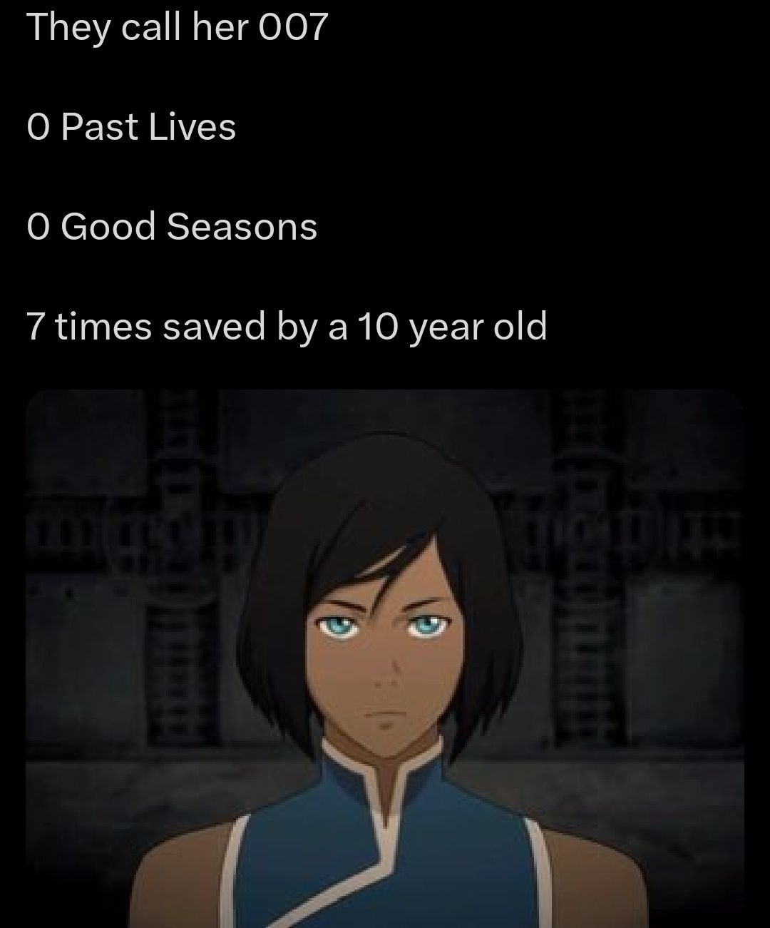 They call her 007 О Past Lives О Good Seasons 7 times saved a 10 year old