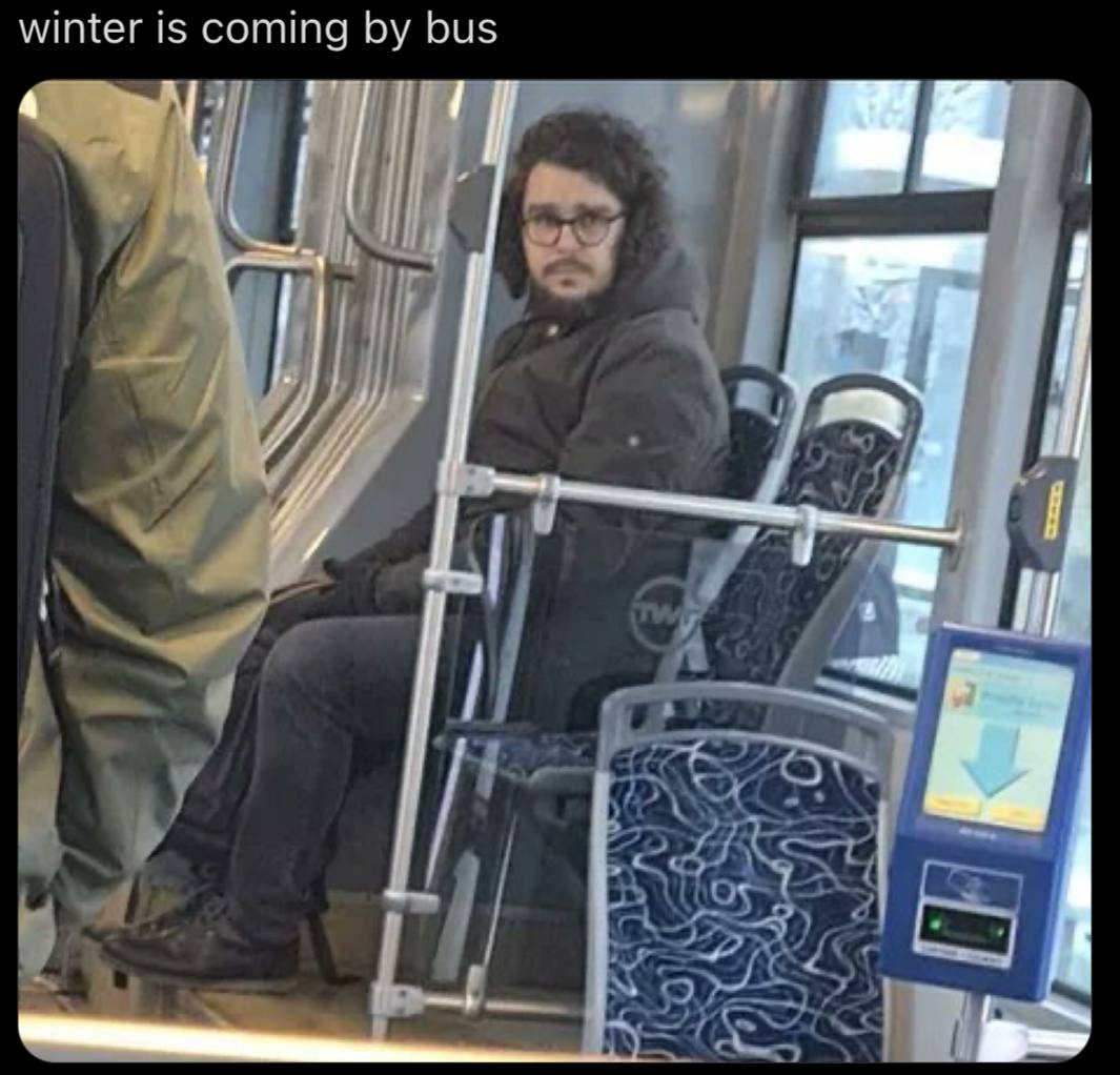 4 winter is coming bus