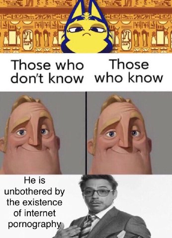 Those who don't know who know He is unbothered the existence of internet 4