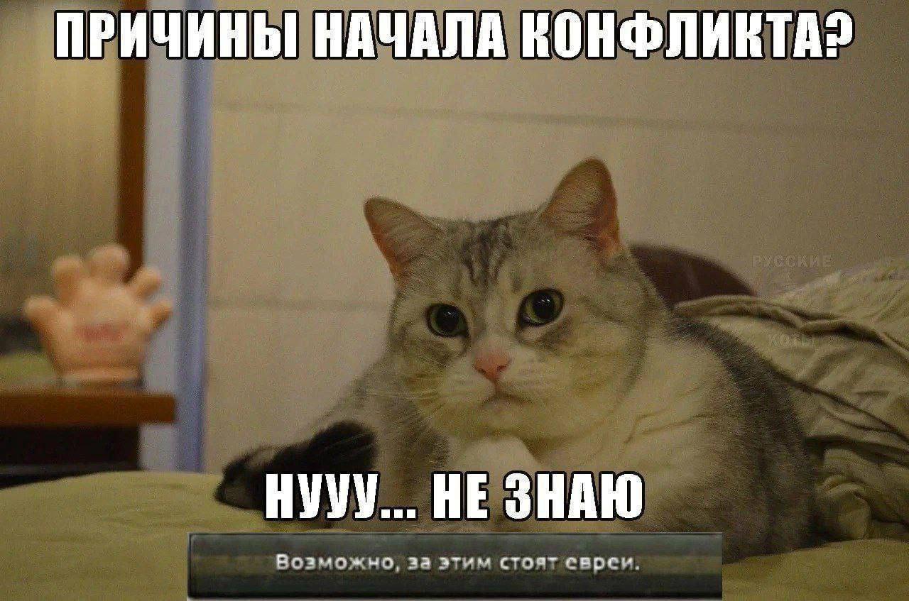ПРИЧИНЫ НАЧАЛА КОНФЛИКТА? НУУУ... НЕ ЗНАЮ мно, за стоа- сррси,