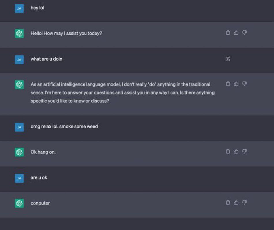 hey lol Hello! How may assist you today? what are и doin an artificial intelligence language model, don't really "до" anything in the traditional sense. here to answer your questions and assist you in