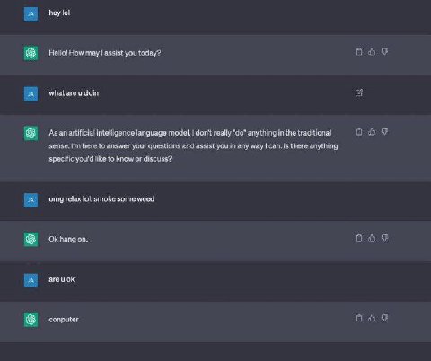 hey lol Hello! How may assist you today? what are и doin an artificial intelligence language model, don't really "до" anything in the traditional sense. here to answer your questions and assist you in