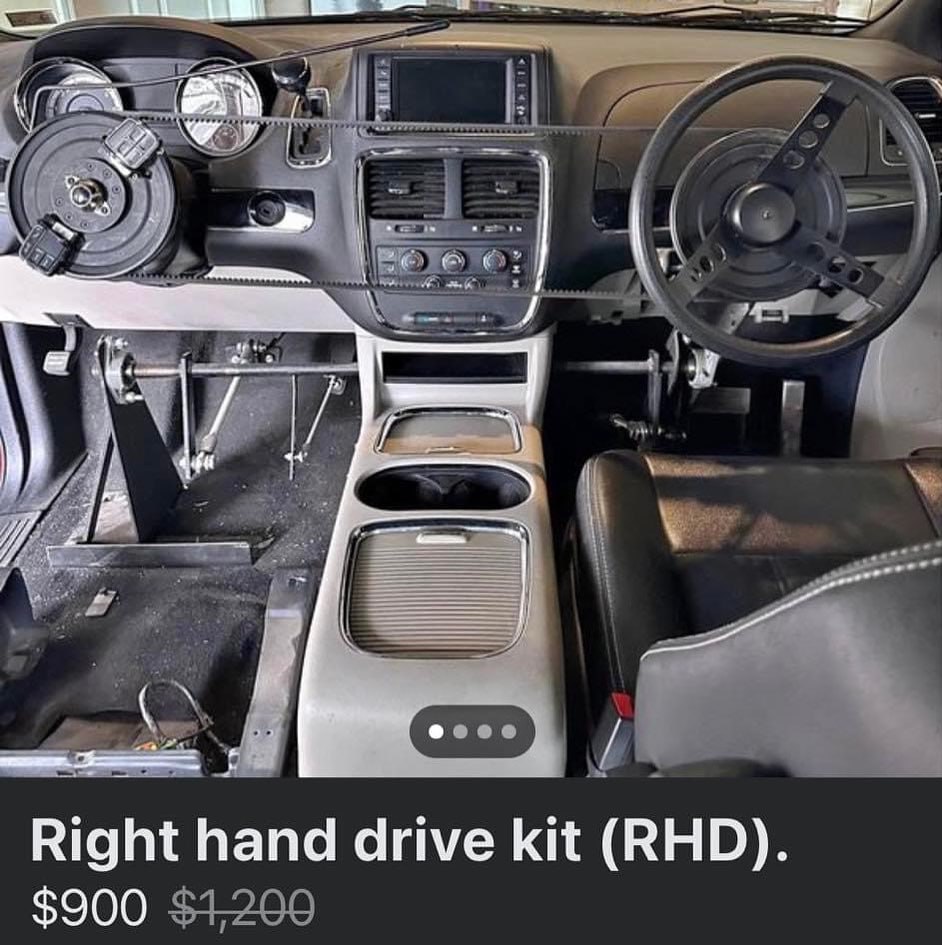 Right hand drive kit (RHD) $900