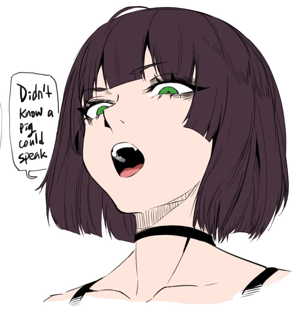 Artist's commentary:

Me: Worst she can say is no
Her: