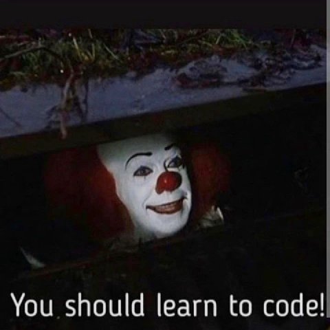You should learn to code!