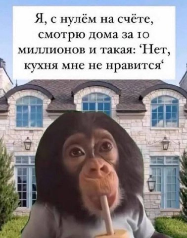 Я, с нулём на счёте, смотрю дома за то миллионов и такая: ‘Her, кухня мне не нравится‘ у