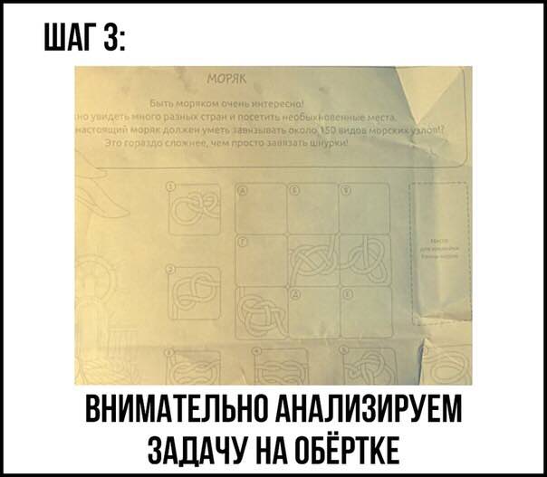 ШАГ 3: ВНИМАТЕЛЬНО АНАЛИЗИРУЕМ ЗАДАЧУ НА ОБЕРТКЕ