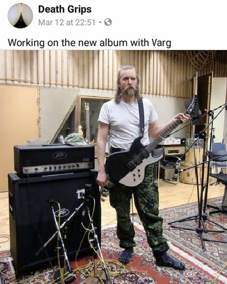 4 Death Grips Working on the new album with Varg