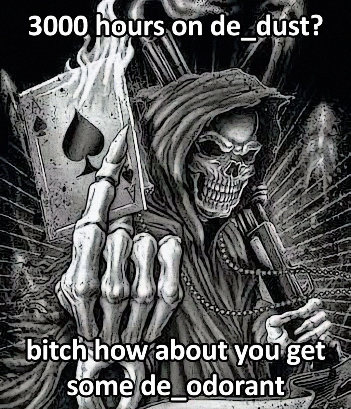 3000 hours on ide _dust? bitch; how about you get some odorant