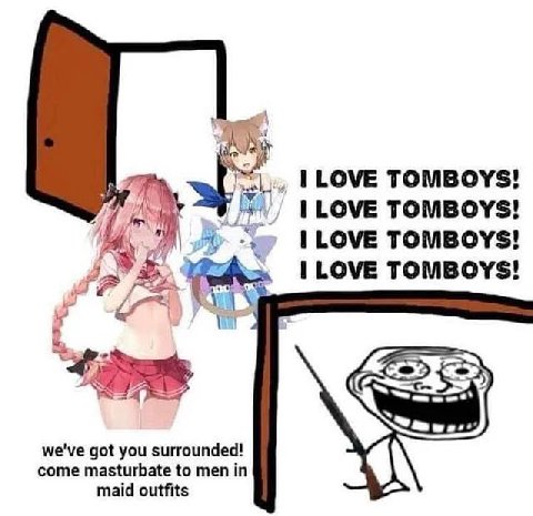 LOVE TOMBOYS! LOVE TOMBOYS! 75 LOVE TOMBOYS! LOVE TOMBOYS! we've got you surrounded! come masturbate to men in maid outfits