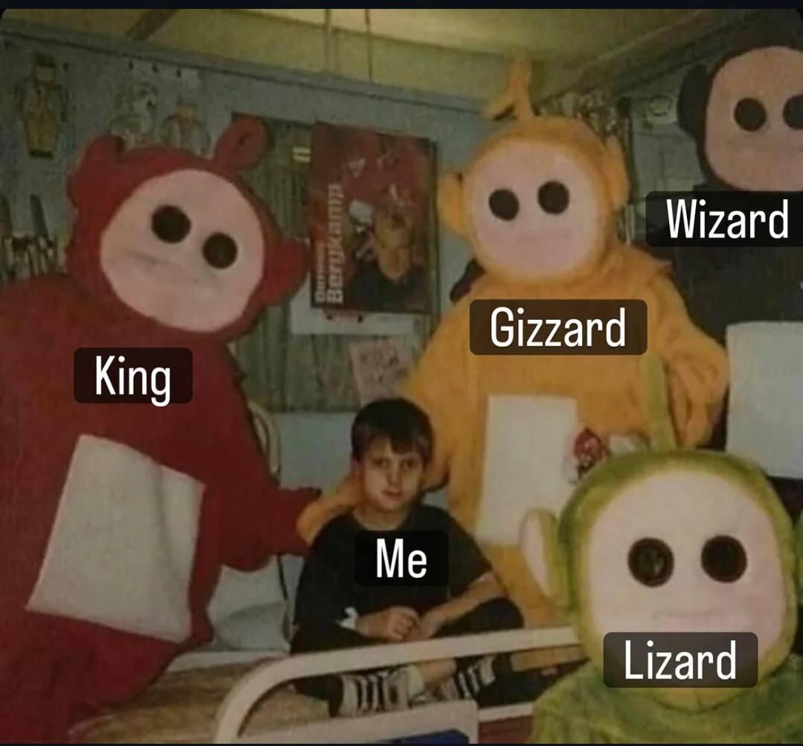 Wizard Gizzard King Me Lizard