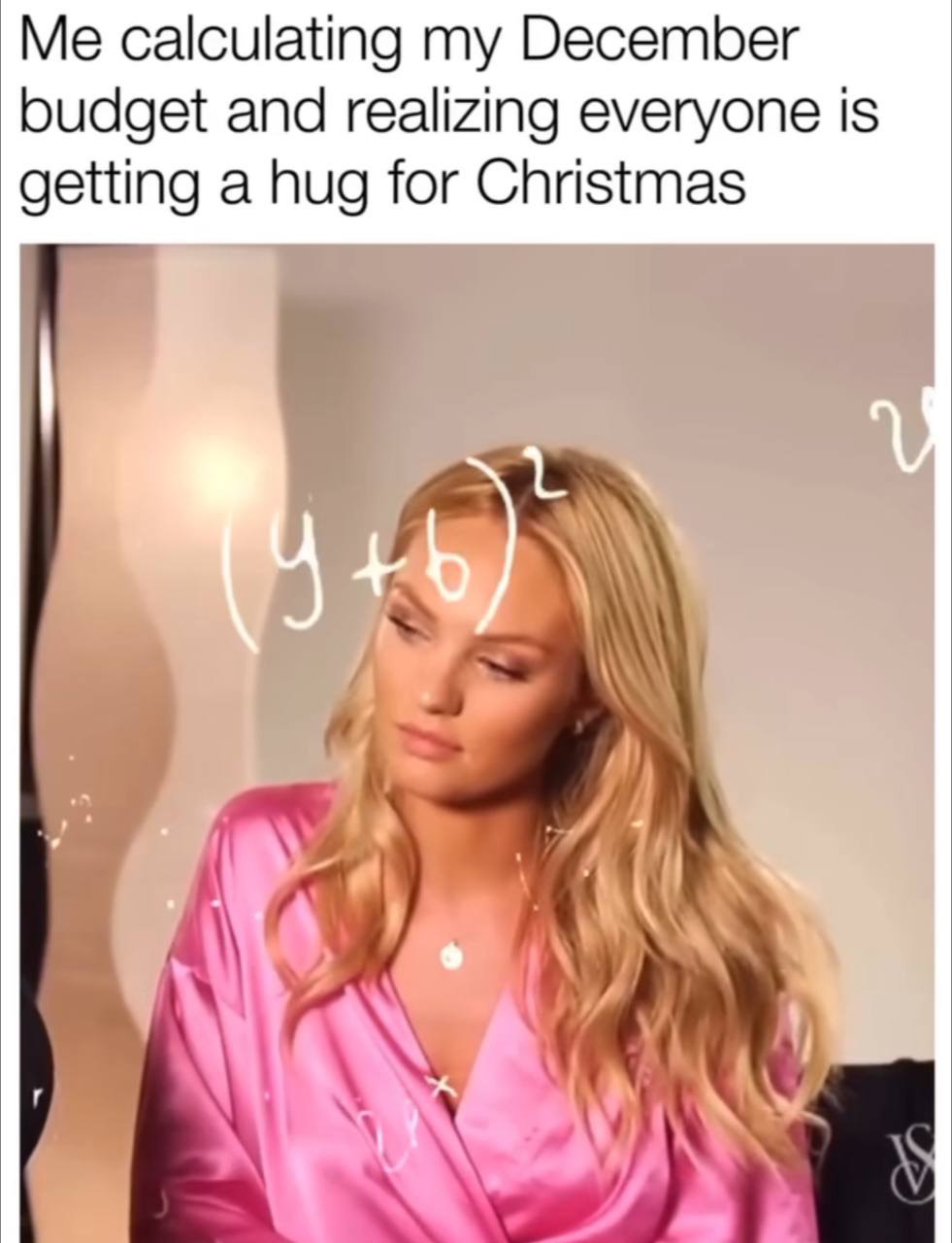 A hug for Christmas.