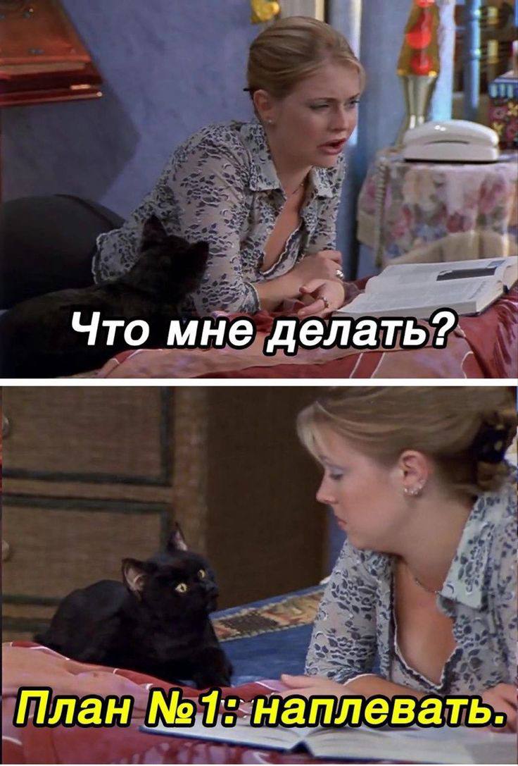 Что мне делать? План №1: наплевать.