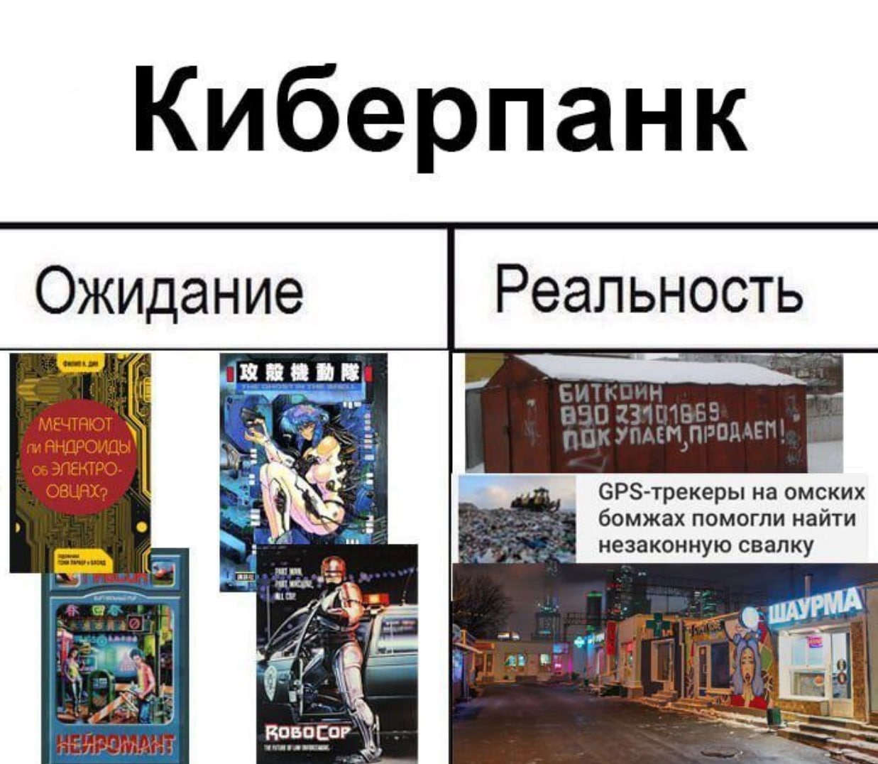 Киберпанк Реальность СР5$-трекеры омских бомжах помогли найти незаконную свалку в on Rosocor