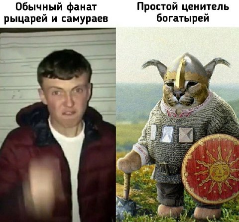 Обычный фанат Простой ценитель рыцарей и самураев богатырей