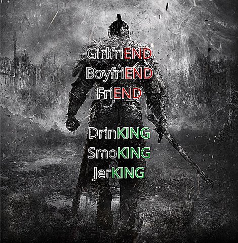 i А Gir ЕЕ END С 4 “tal SMOKING JerKING