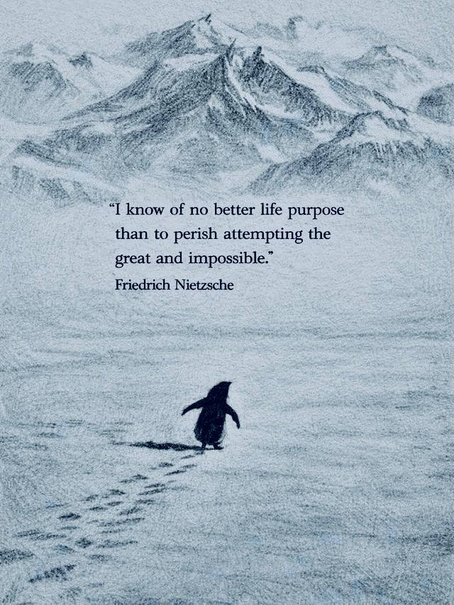Я а 3% 2 I know of no better life purpose than to perish attempting the great and impossible. Friedrich Nietzsche Я: Lage