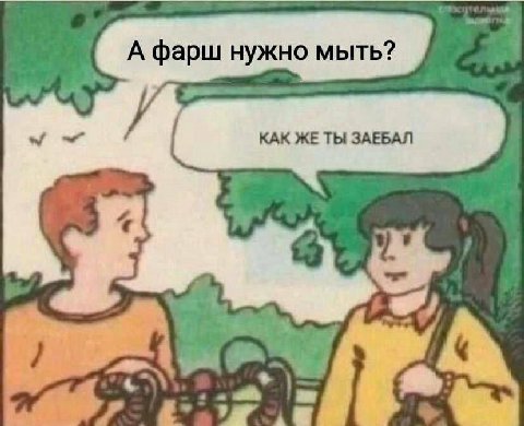 А фарш нужно мыть? КАК ЖЕ ТЫ ЗАЕБАЛ