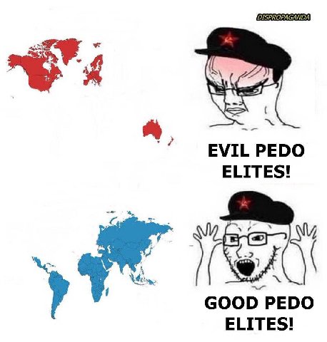 IDISPROPAGANDA EVIL PEDO ELITES! GOOD PEDO ELITES!